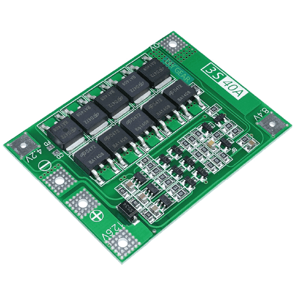 CARGADOR BMS 3S 11.1V 40A PARA BATERIA 18650
