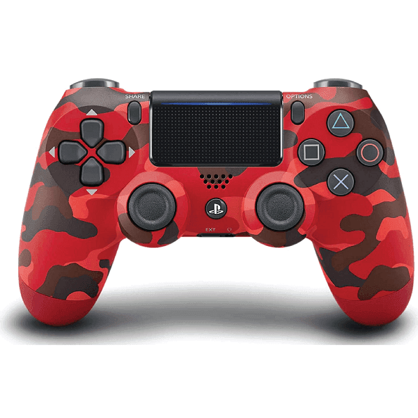 CONTROL PS4 ROJO CAMUFLADO