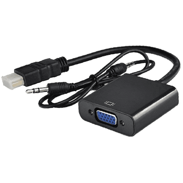 CONVERSOR ADAPTADOR HDMI A VGA + AUDIO