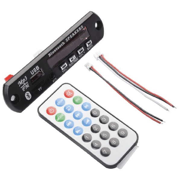 BLUETOOTH MP3/FM/USB/MICRO SD + CONTROL REMOTO