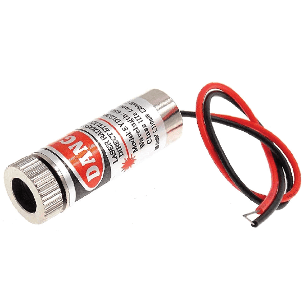 EMISOR LASER INDUSTRIAL 5mW 650nm (CRUZ)