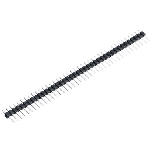 1x40 HEADER MACHO NEGRO