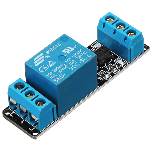 RELE 12V 1 CANAL CON OPTOACOPLADOR