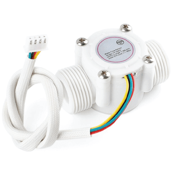 SENSOR DE CAUDAL + SENSOR DE TEMPERATURA YF-S403 3/4" 1-30l/min