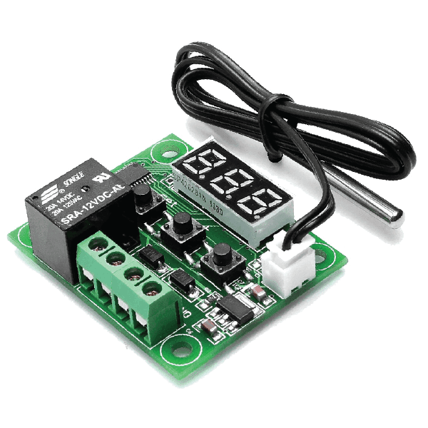 CONTROLADOR DE TEMPERATURA W1209 12VDC + SENSOR