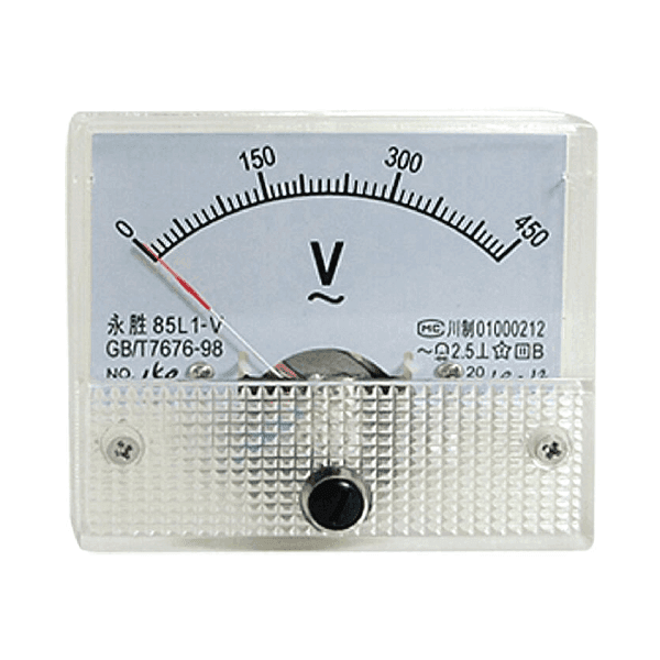 VOLTIMETRO ANALOGICO 0-450V