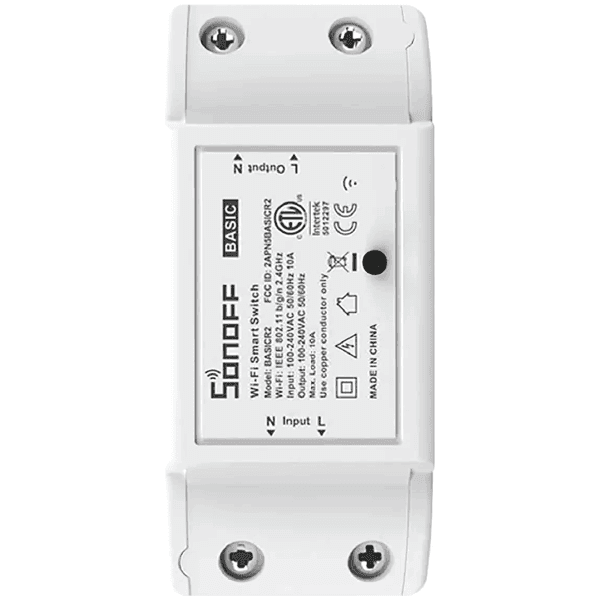 INTERRUPTOR/CONTROLADOR INTELIGENTE 1 CANAL WIFI SONOFF