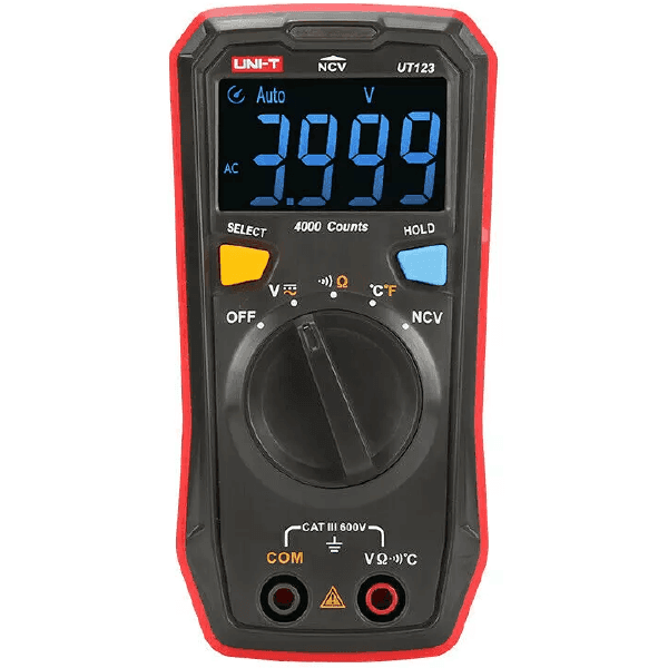 MULTIMETRO DIGITAL AUTO RANGO UNI-T UT123