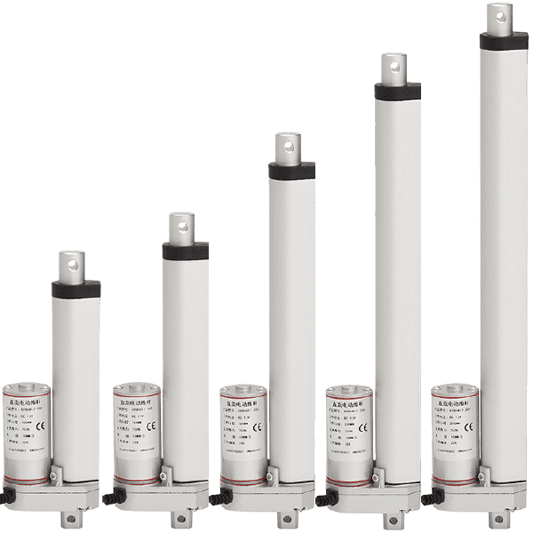 ACTUADOR LINEAL ELECTRICO 12VDC, CARRERA 100mm, VELOCIDAD 20mm/s, CARGA 500N