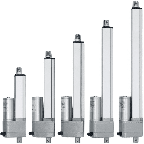 ACTUADOR LINEAL ELECTRICO 12VDC, CARRERA 300mm, VELOCIDAD 5mm/s, CARGA 4000N