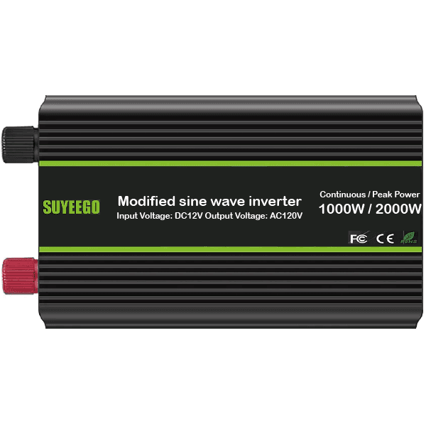 INVERSOR DE ONDA MODIFICADA 12VDC A 110VAC 1000W CONTINUOS/2000W PICO