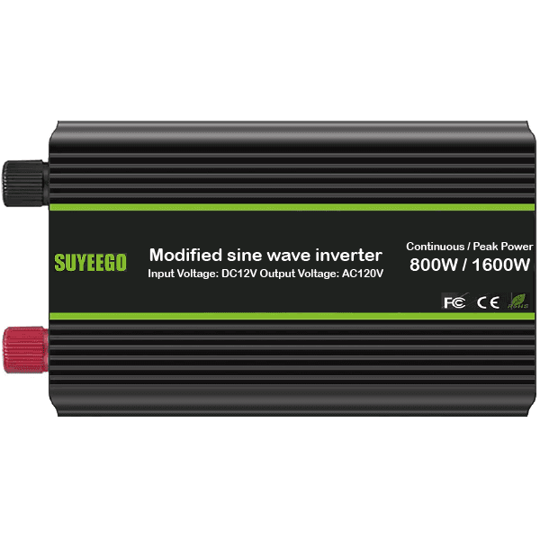 INVERSOR DE ONDA MODIFICADA 12VDC A 110VAC 800W CONTINUOS/1600W PICO