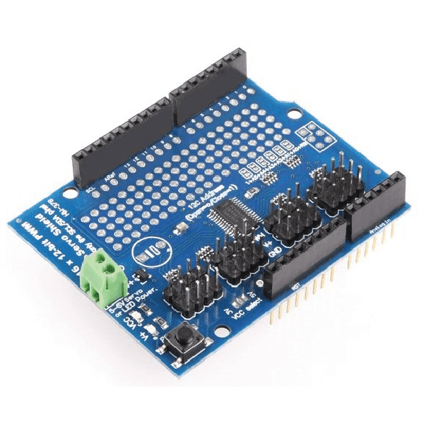 PCA9685 DRIVER SERVOMOTOR 16 CANALES 12 BIT SHIELD