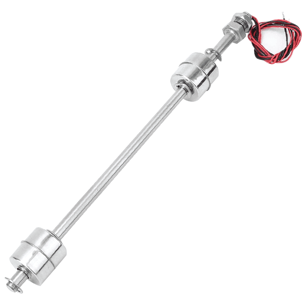 SENSOR DE NIVEL DE LIQUIDO FLOTADOR DOBLE AJUSTABLE DE ACERO INOXIDABLE (1000mm)