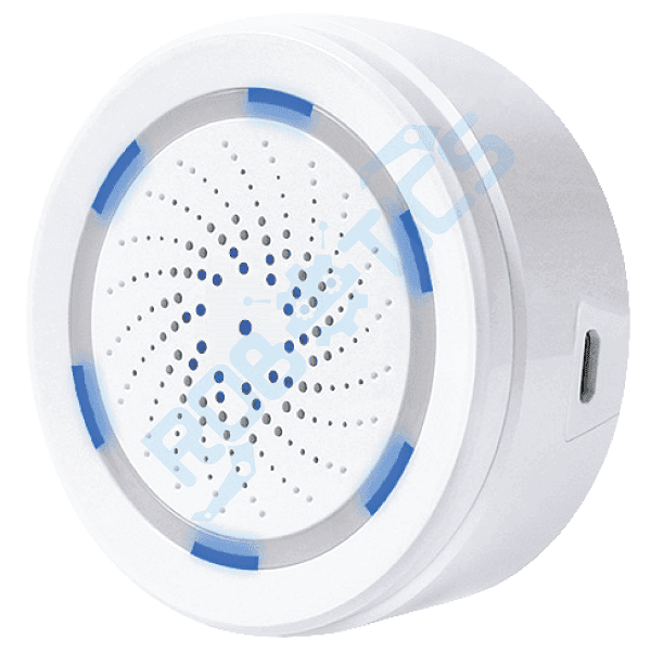SENSOR DE TEMPERATURA Y HUMEDAD CON SIRENA WIFI TUYA WST01