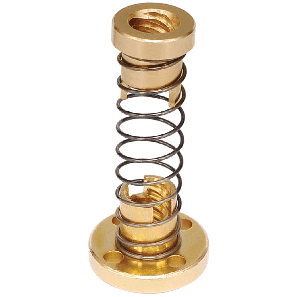 TUERCA DE BRONCE DIAMETRO 8mm ANTI-BACKLASH 1